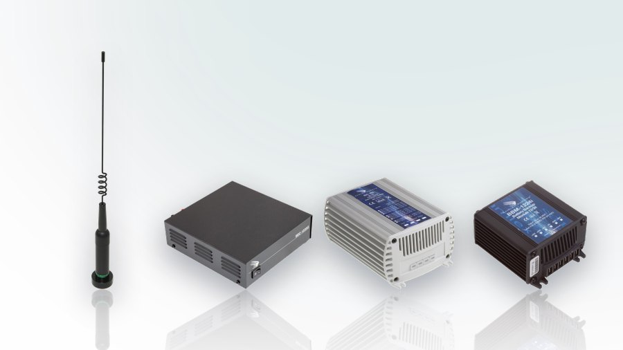 Diamond NR72BNMO dual-band mobile antenna, Samlex SEC-1235G power supply and IDC-360 and BBM-1224i DC-DC converters